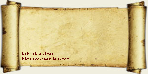 Anđelija Aćimović vizit kartica